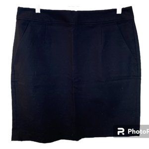 Women's Banana Republic Chino Dress Skirt, Navy, Size:  12